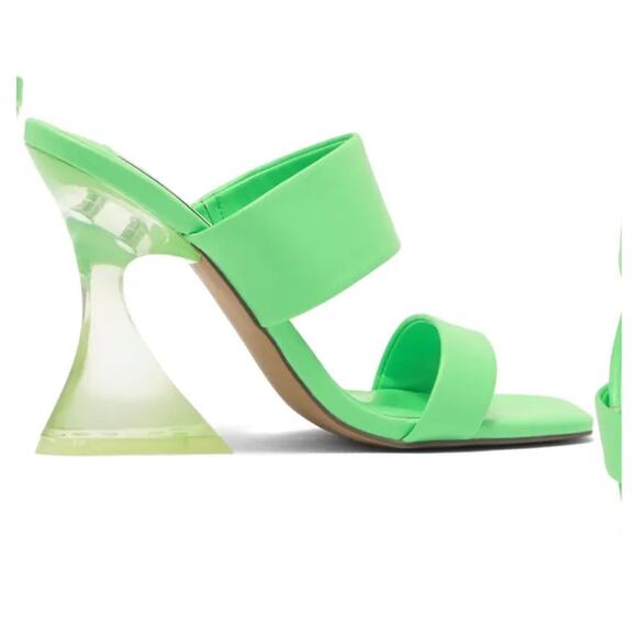 NWT Steven New York brinne lucite strappy sandal in green size 6.5 - Picture 11 of 13